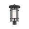 Z-Lite Jordan 1 Light Outdoor Post Mount Fixture, Black And Clear Seedy 570PHB-BK - alternate 5
